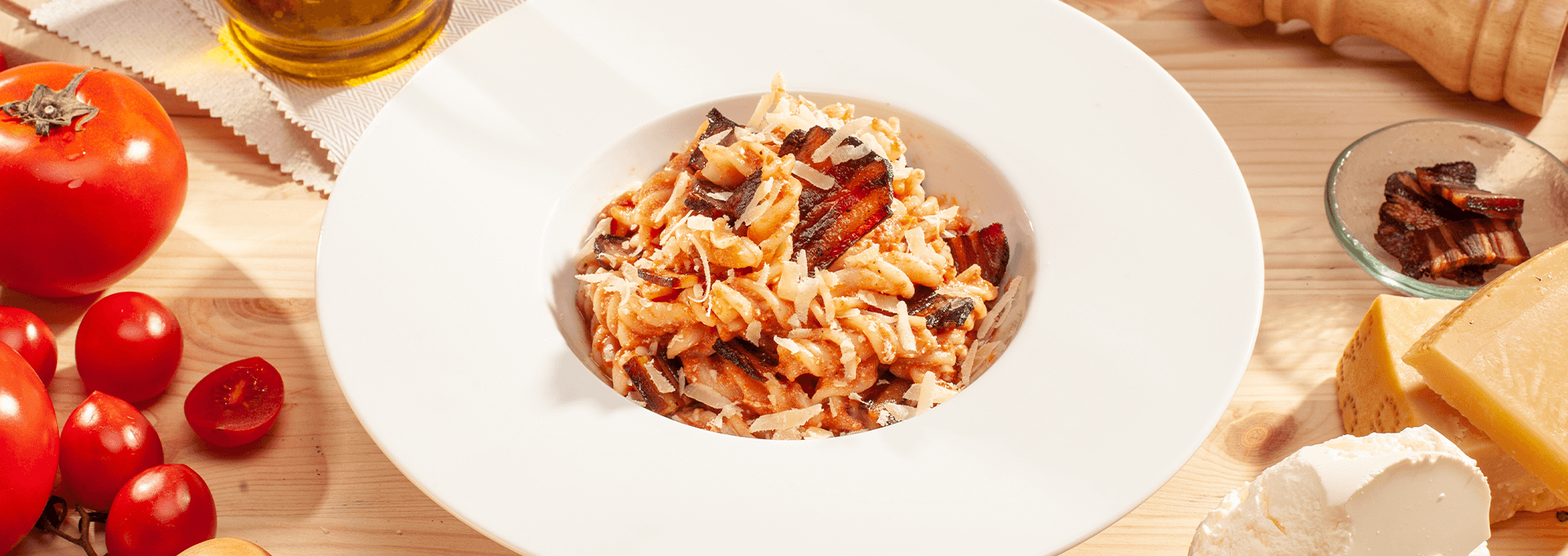 Фузили със сос Rustica   